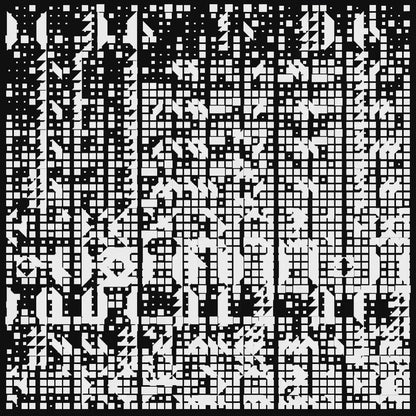 Lambda asemic square pattern asset pack / 10 loops