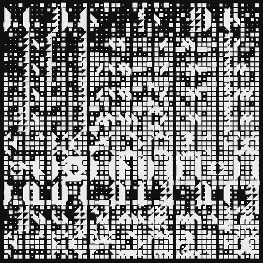 Lambda asemic square pattern asset pack / 10 loops