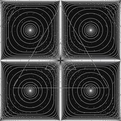 Alpha hybrid square pattern asset pack / 40 loops