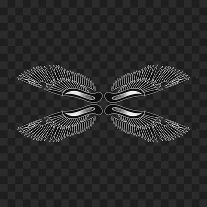 Delta frag quad wingset asset pack / 15 loops