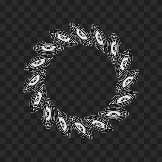 Optic donut wheel asset pack / 28 loops