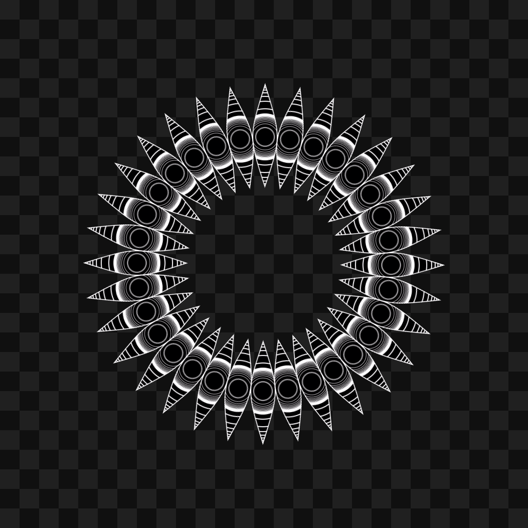 Optic donut wheel asset pack / 28 loops