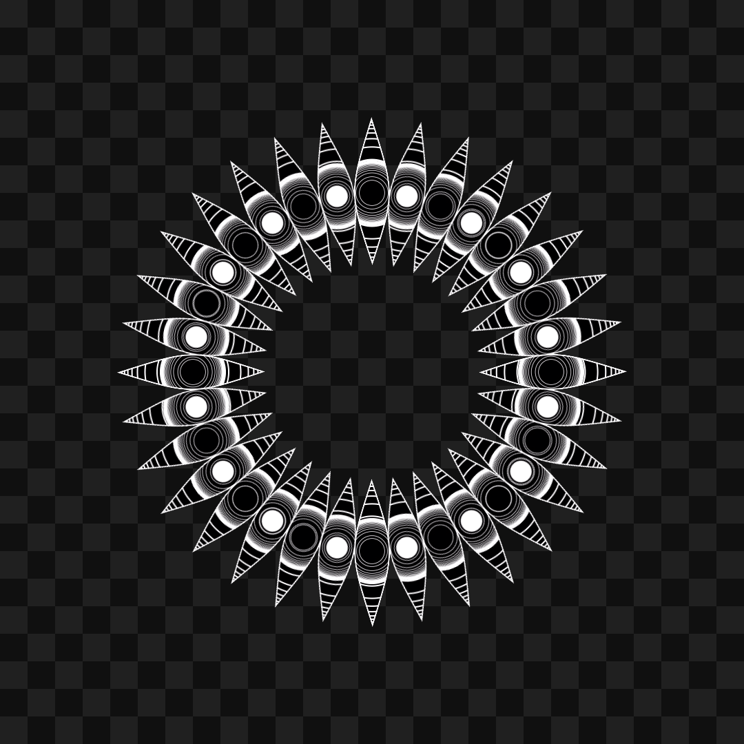Optic donut wheel asset pack / 28 loops