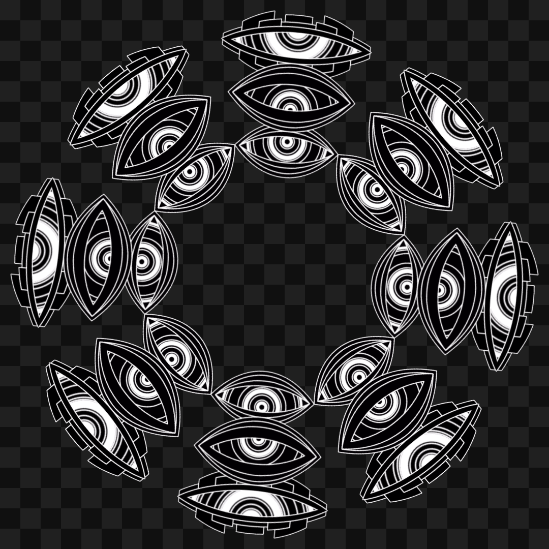 Optic donut wheel asset pack / 28 loops