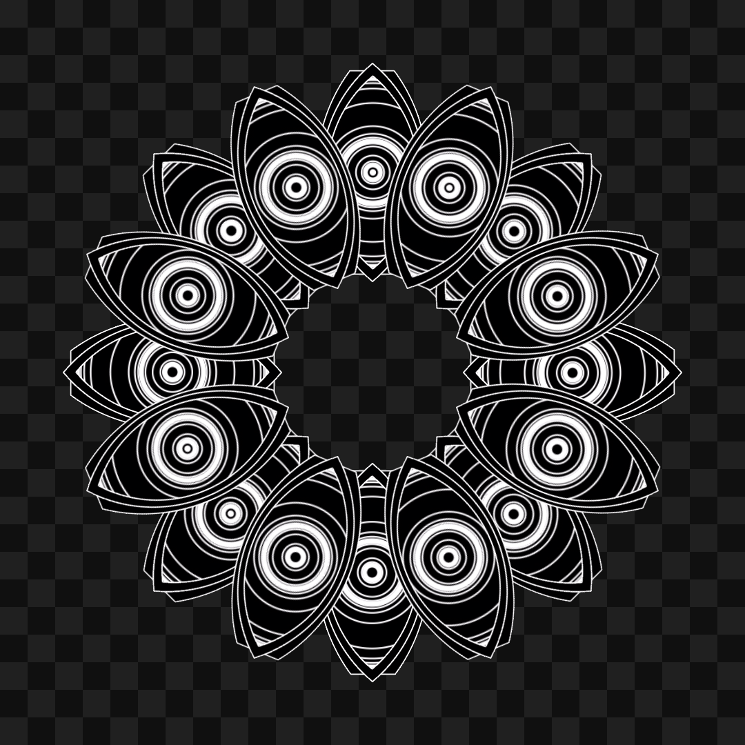 Optic donut wheel asset pack / 28 loops