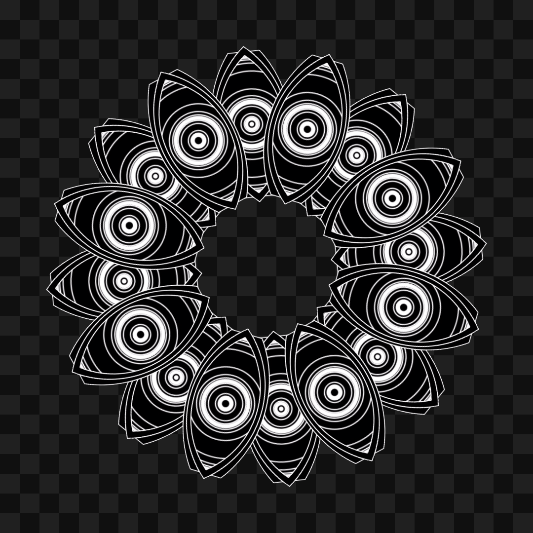 Optic donut wheel asset pack / 28 loops