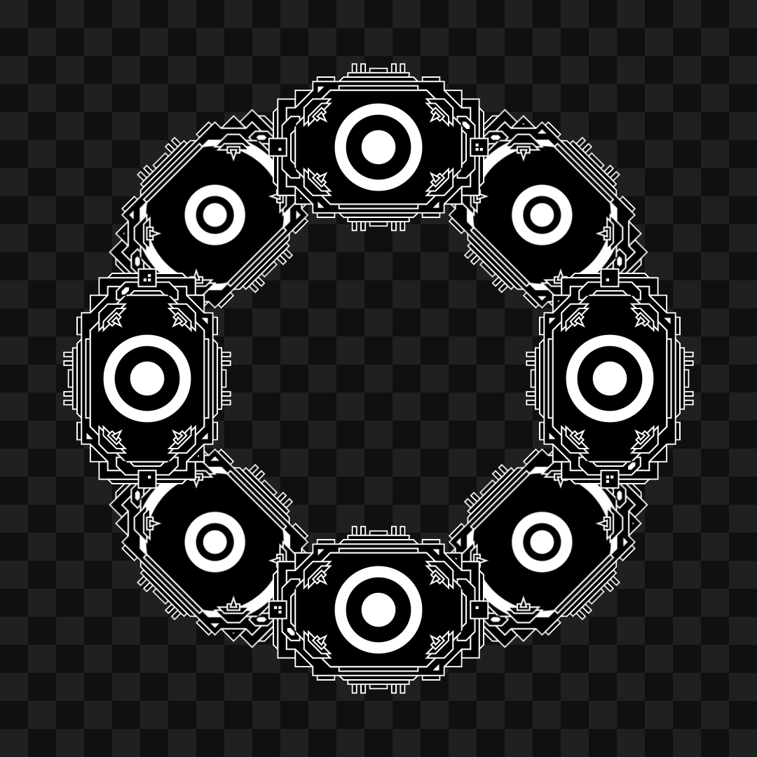 Optic donut wheel asset pack / 28 loops