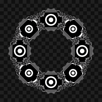 Optic donut wheel asset pack / 28 loops