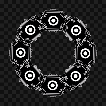 Optic donut wheel asset pack / 28 loops