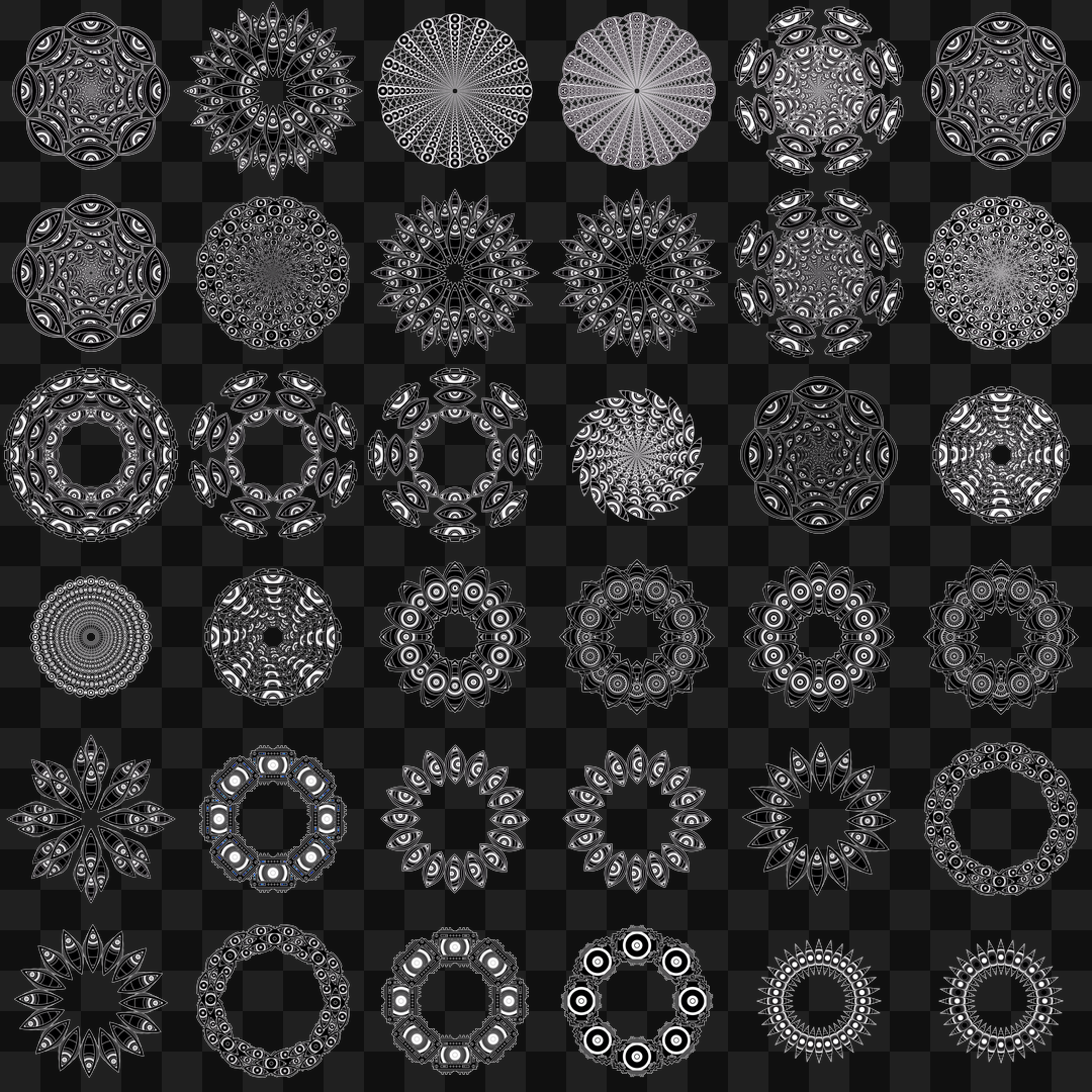 Optic wheel asset bundle / 71 loops
