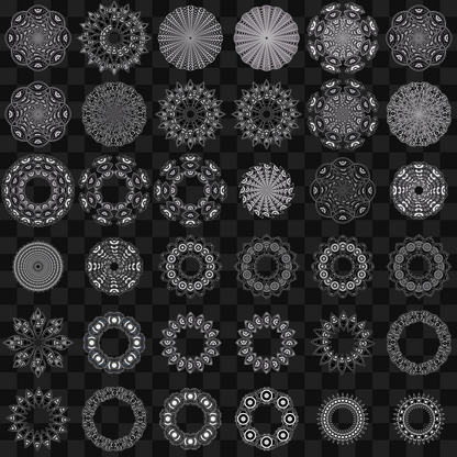 Optic wheel asset bundle / 71 loops