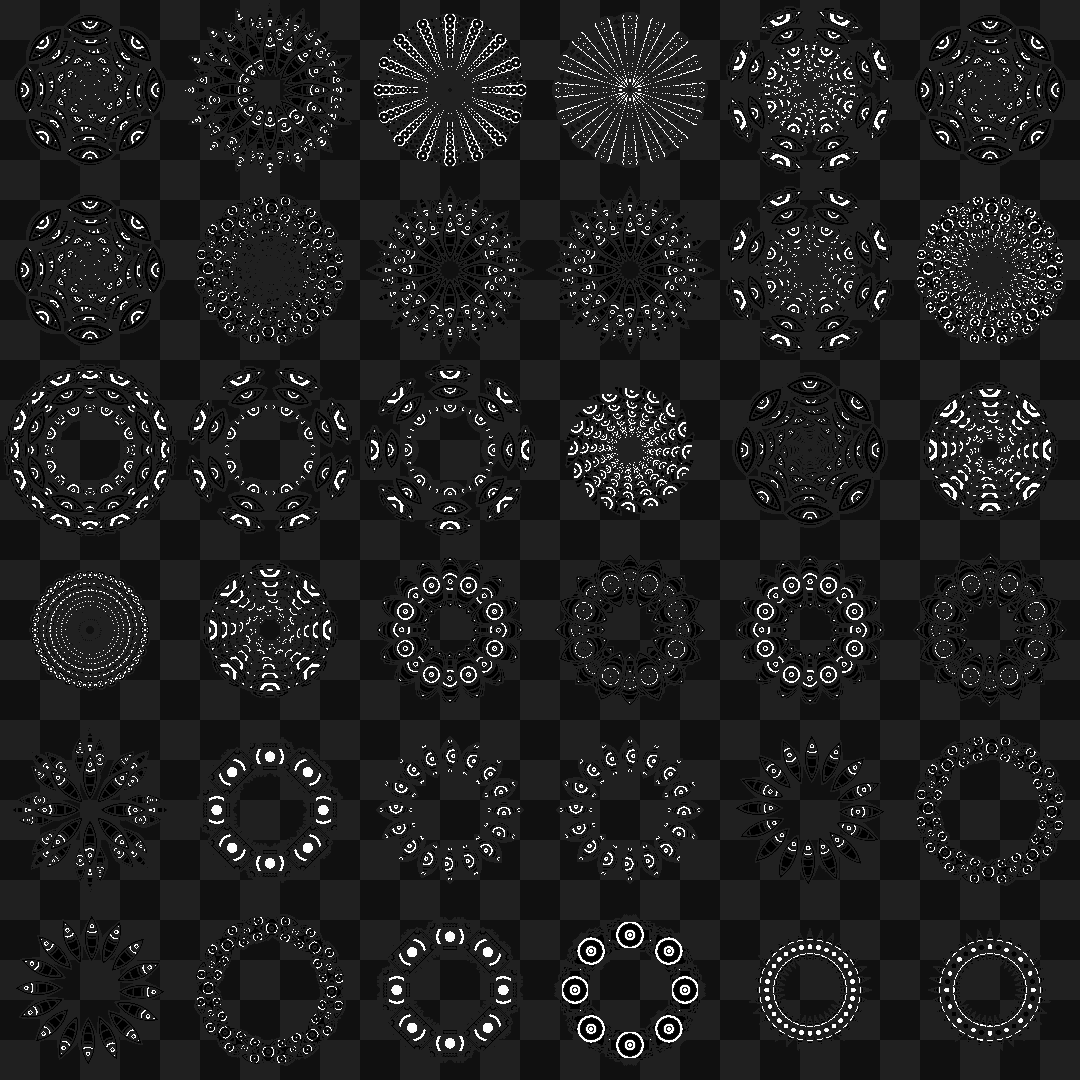 Optic wheel asset bundle / 71 loops