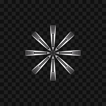 Octogon spinner wheel asset pack / 11 loops
