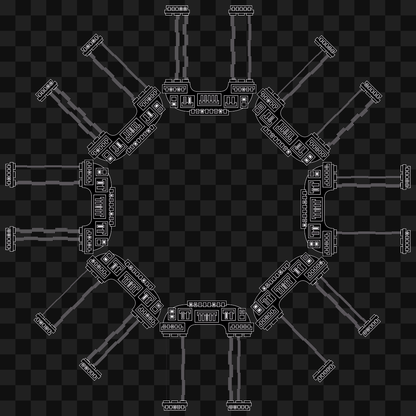 Octogon spinner wheel asset pack / 11 loops