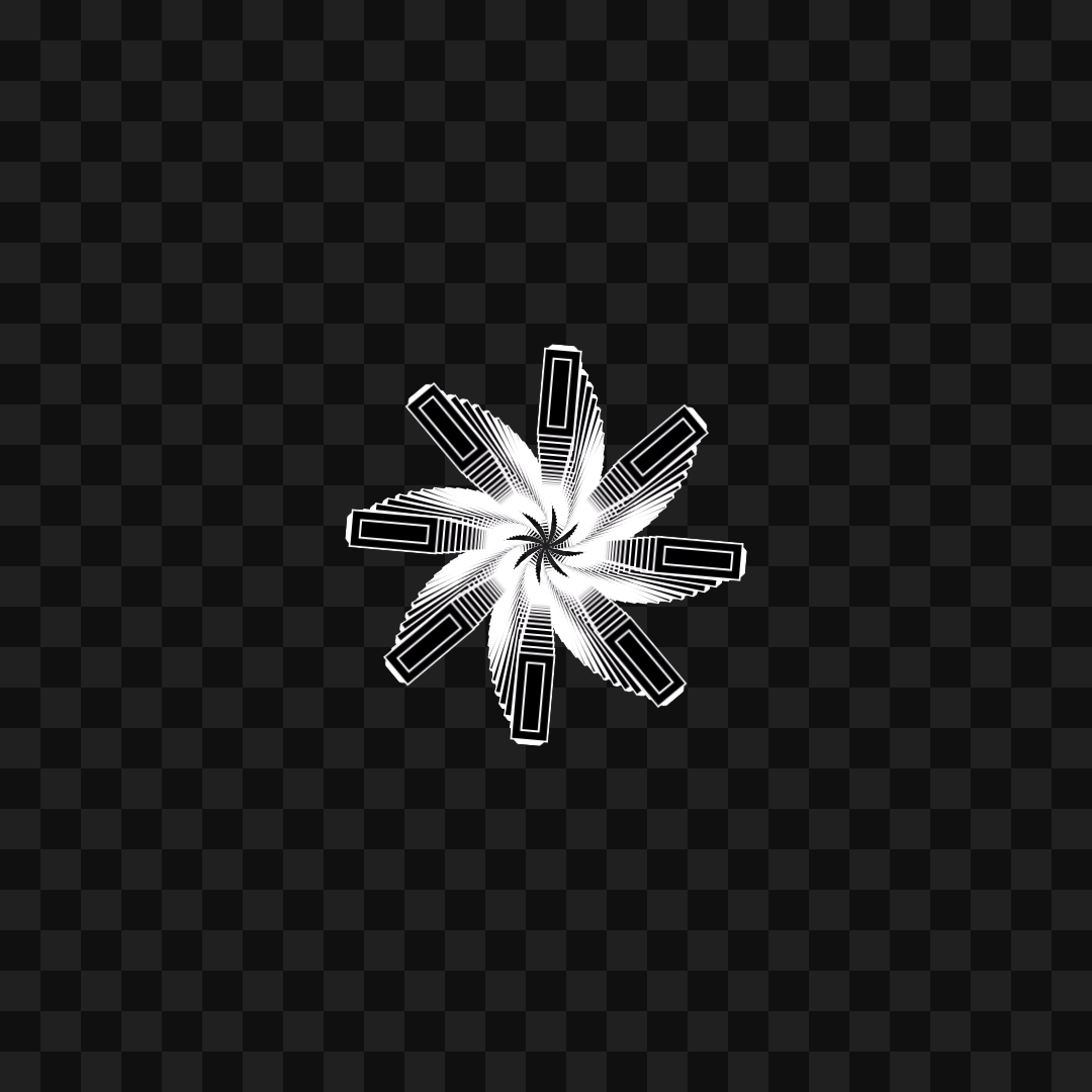 Octogon spinner wheel asset pack / 11 loops