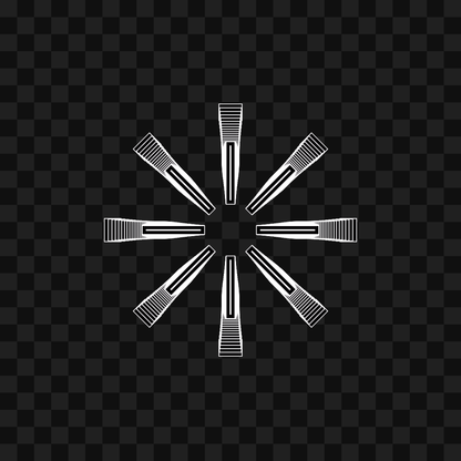 Octogon spinner wheel asset pack / 11 loops