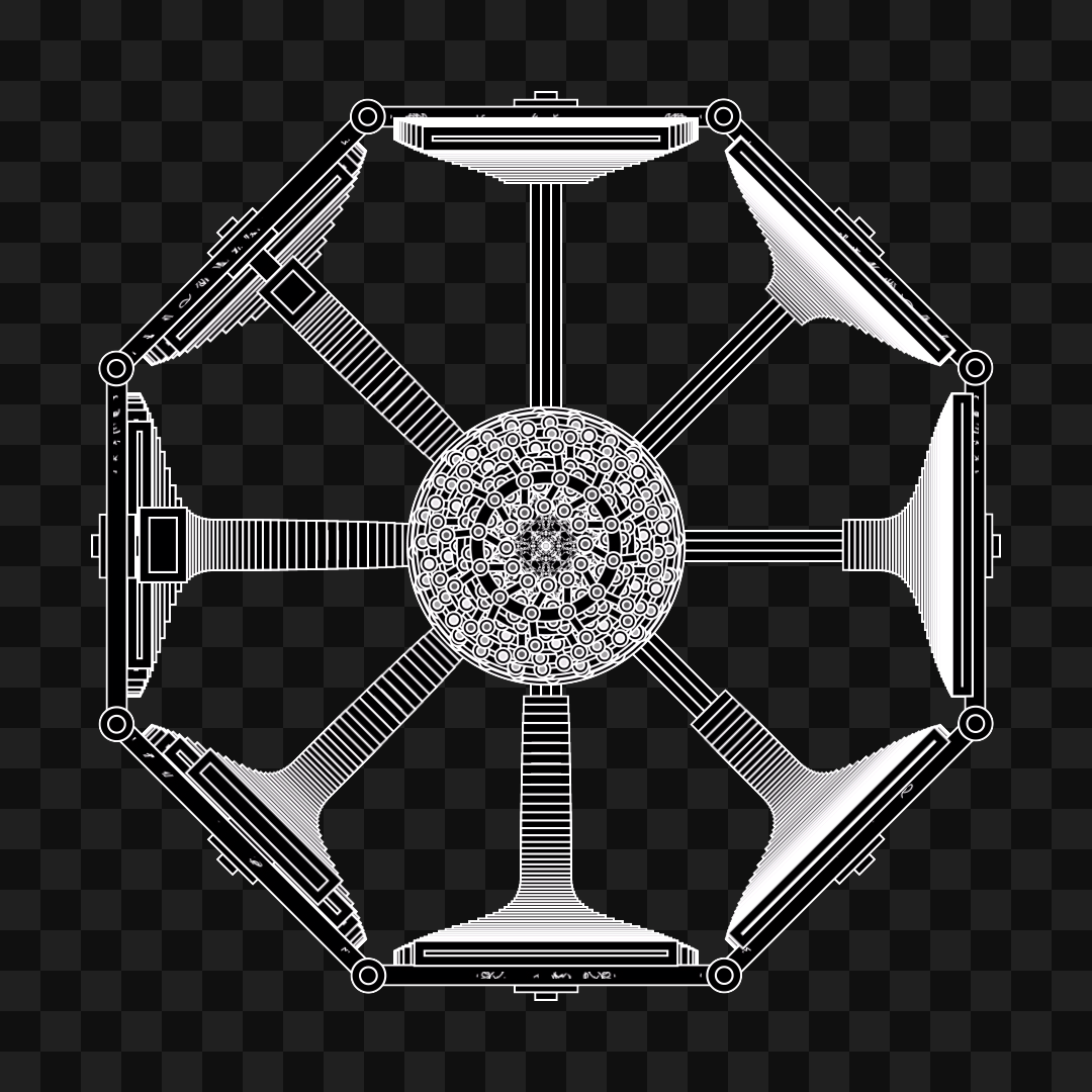 Octogon spinner wheel asset pack / 11 loops