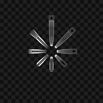 Octogon spinner wheel asset pack / 11 loops