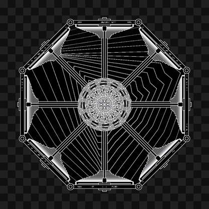 Octogon spinner wheel asset pack / 11 loops