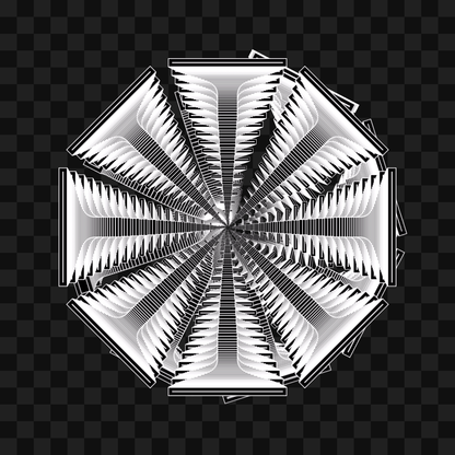 Octogon spinner wheel asset pack / 11 loops