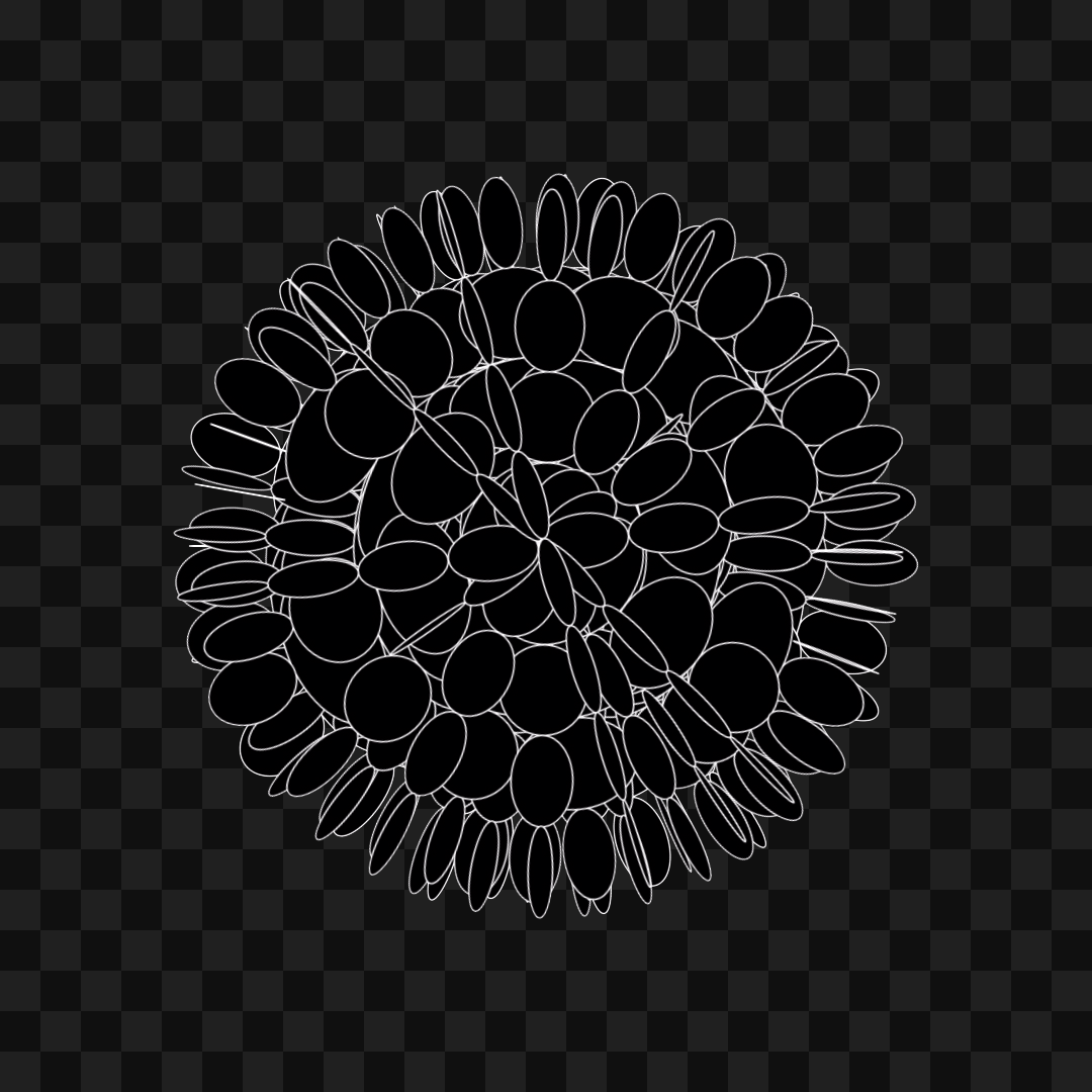 Organic spinner wheel asset pack / 19 loops