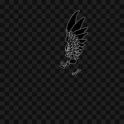 Aqua flap wing asset pack / 10 loops