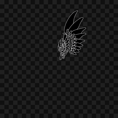 Aqua flap wing asset pack / 10 loops