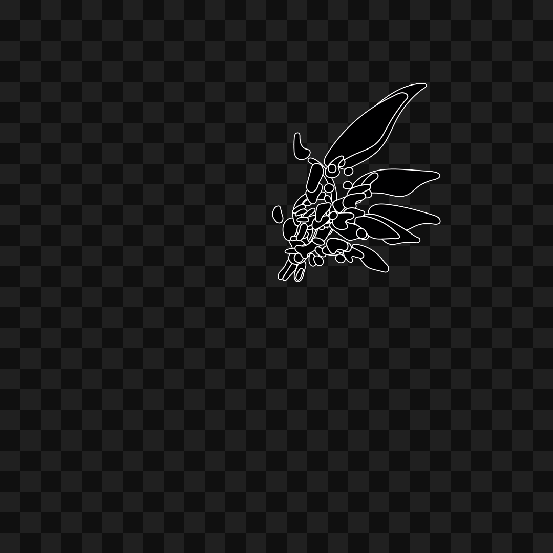 Aqua flap wing asset pack / 10 loops