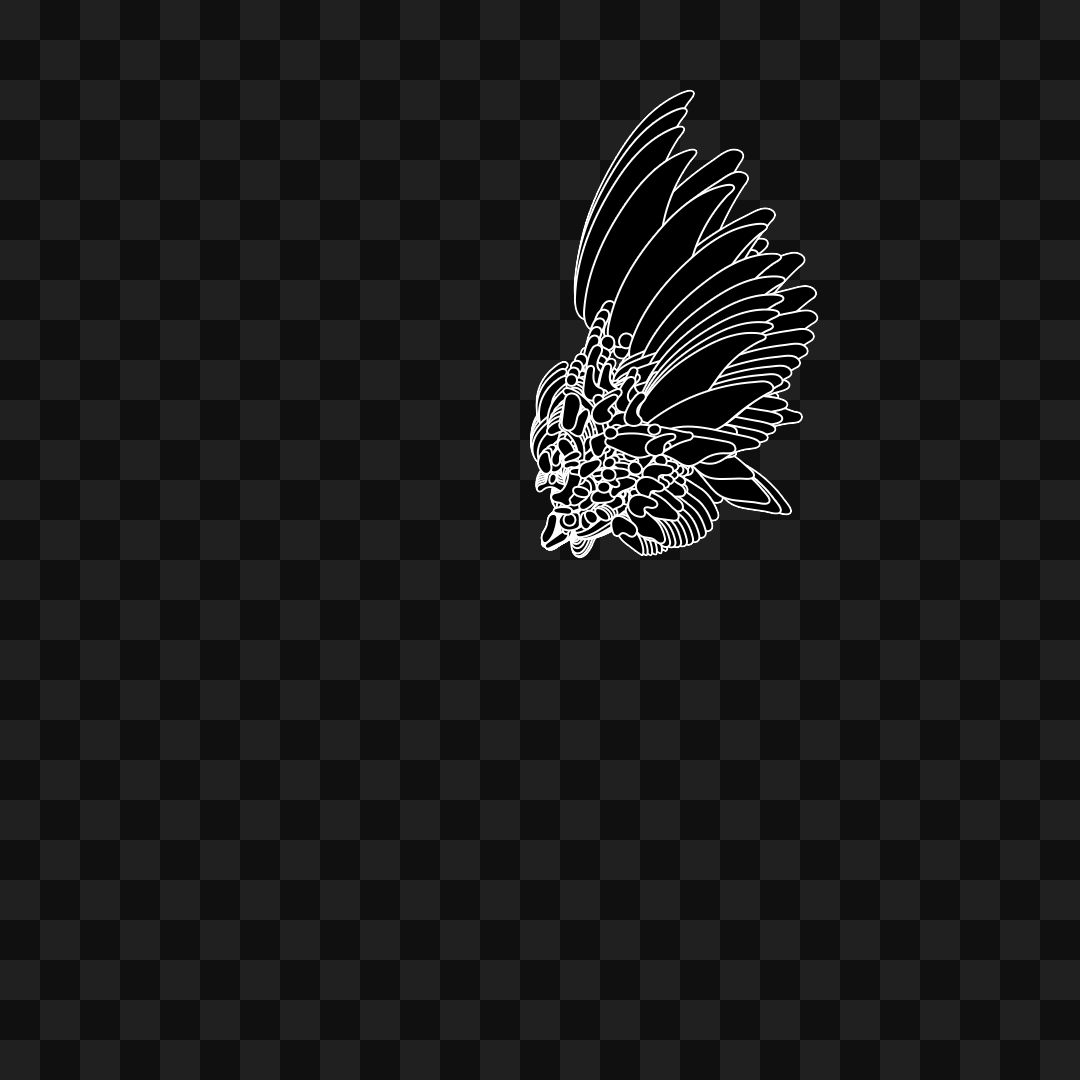 Aqua flap wing asset pack / 10 loops
