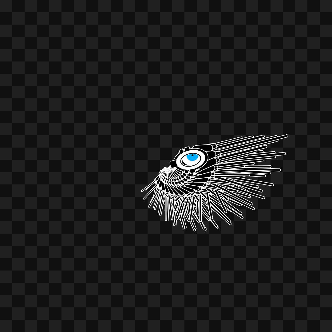 Aqua flap wing asset pack / 10 loops