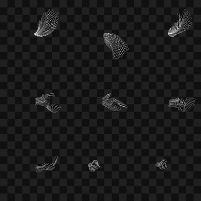 Bar flap wing asset pack / 10 loops