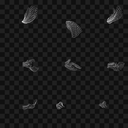 Bar flap wing asset pack / 10 loops