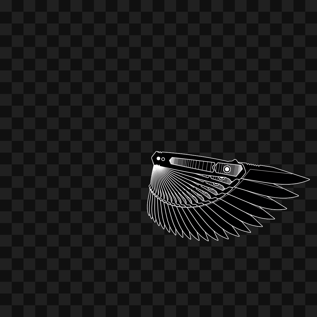 Blade flap wing asset pack / 22 loops
