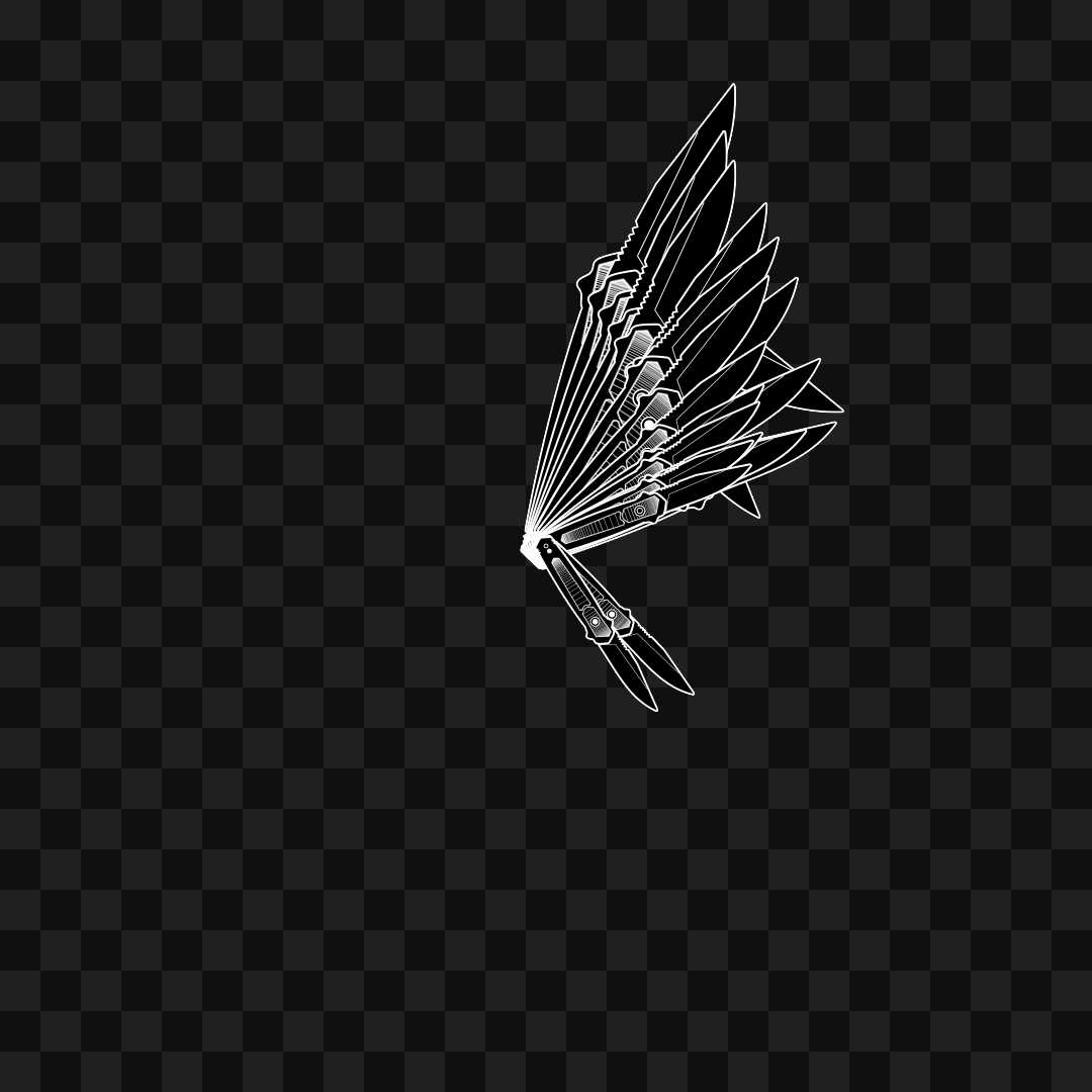 Blade flap wing asset pack / 22 loops