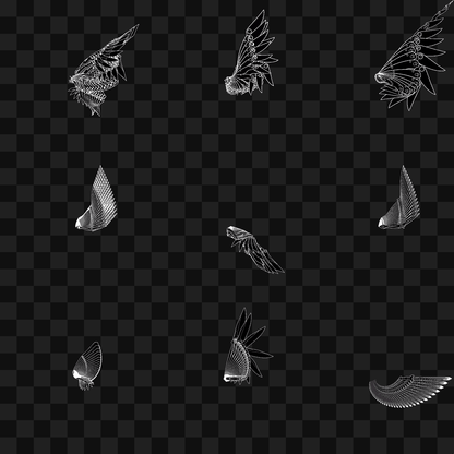 Blade flap wing asset pack / 22 loops