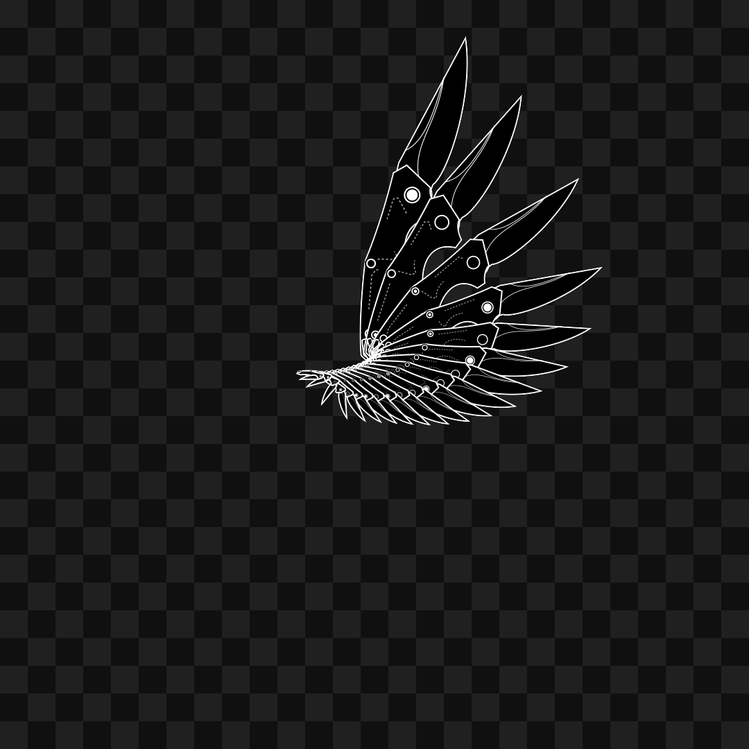 Blade flap wing asset pack / 22 loops