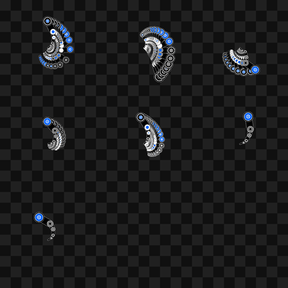 Bluedot flap wing asset pack / 7 loops