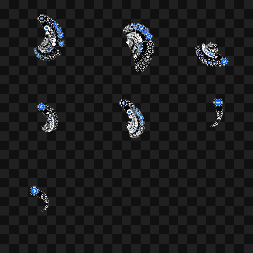 Bluedot flap wing asset pack / 7 loops