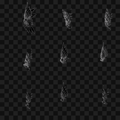Craft flap wing asset pack / 11 loops
