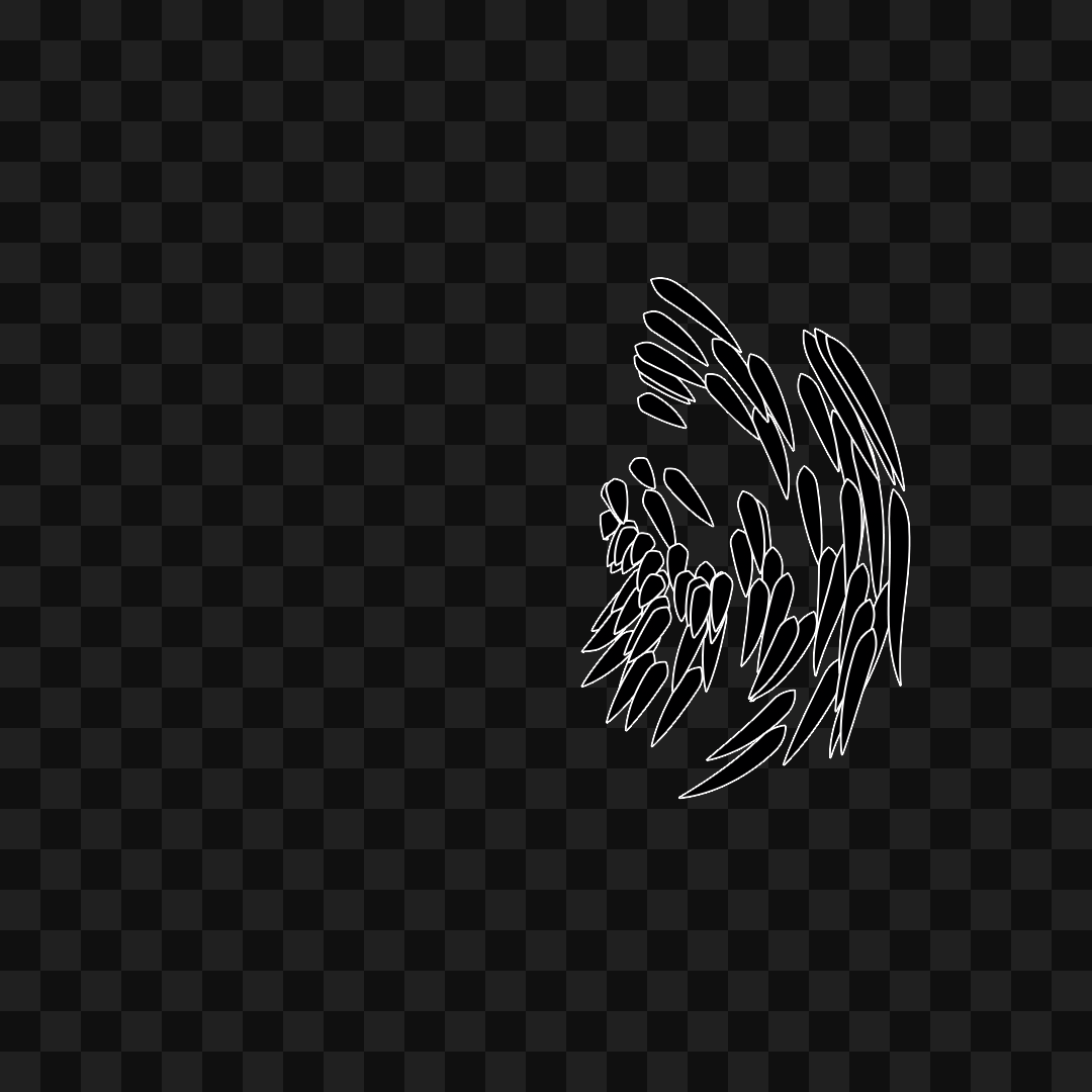 Feather flap wing asset pack / 8 loops