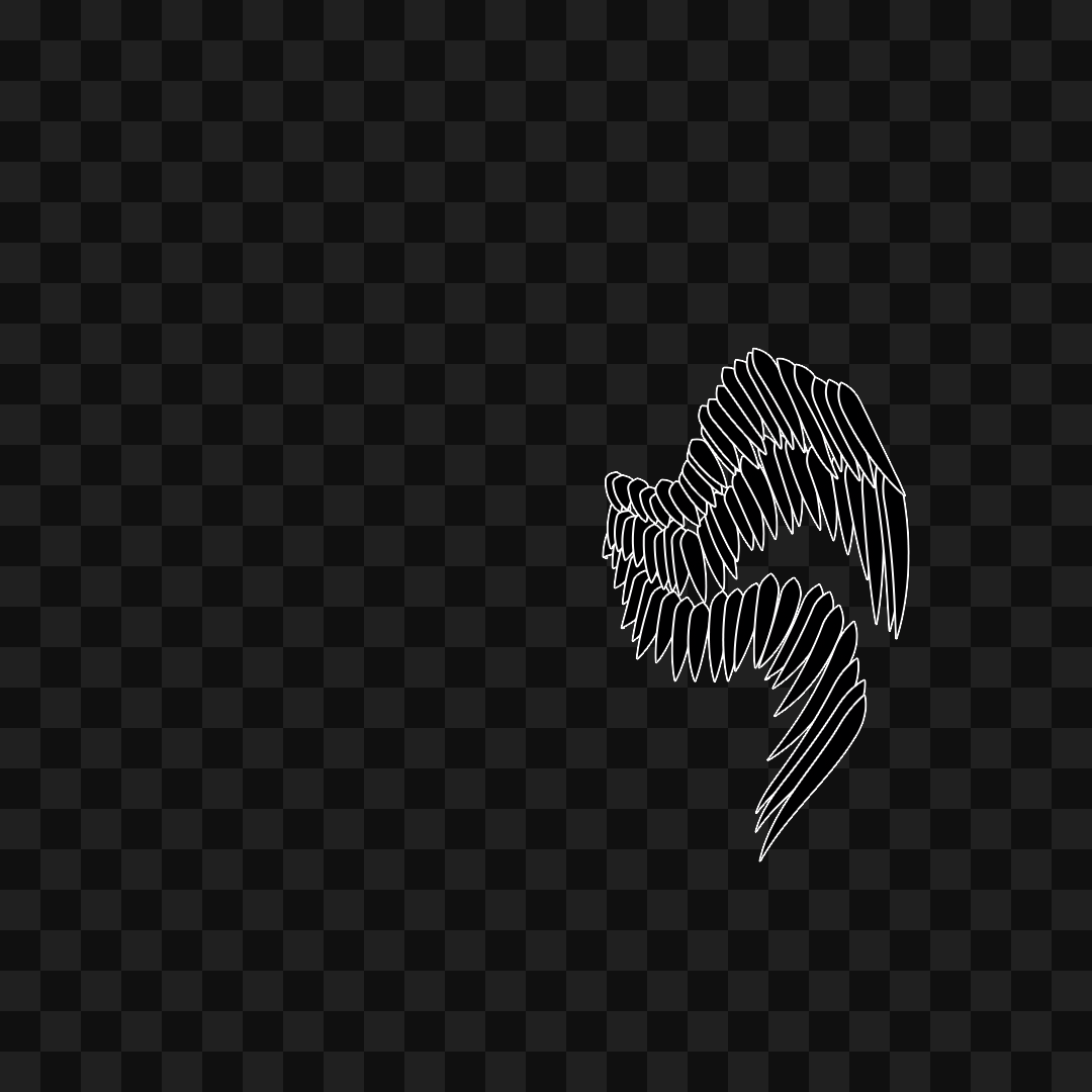 Feather flap wing asset pack / 8 loops