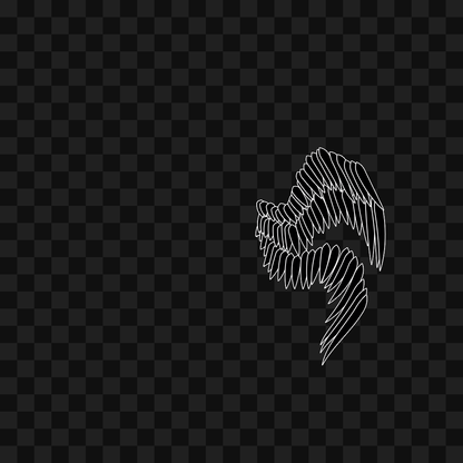 Feather flap wing asset pack / 8 loops