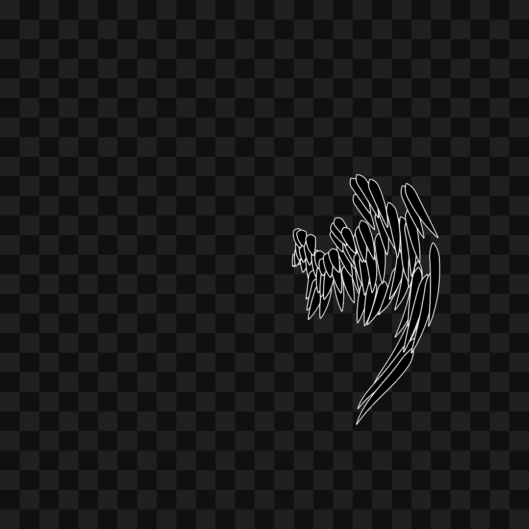 Feather flap wing asset pack / 8 loops