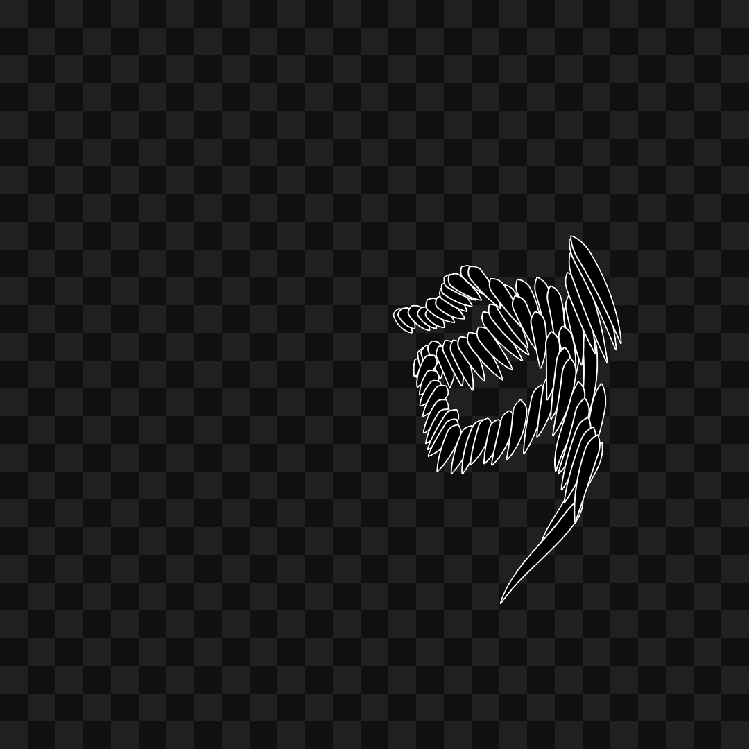 Feather flap wing asset pack / 8 loops