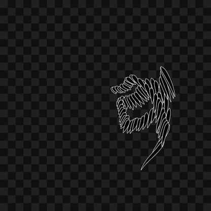 Feather flap wing asset pack / 8 loops