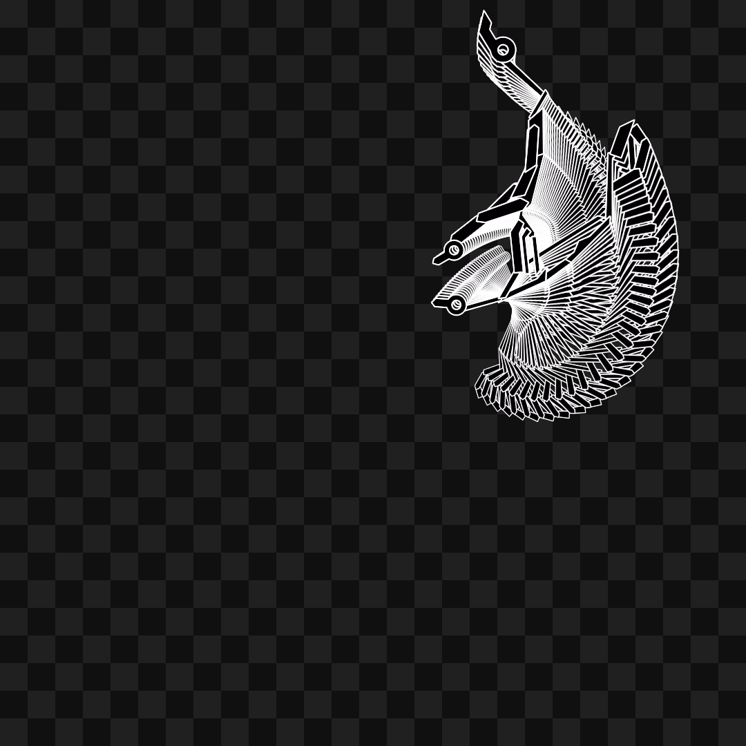 Mech flap wing asset pack / 17 loops