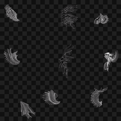 Mech flap wing asset pack / 17 loops