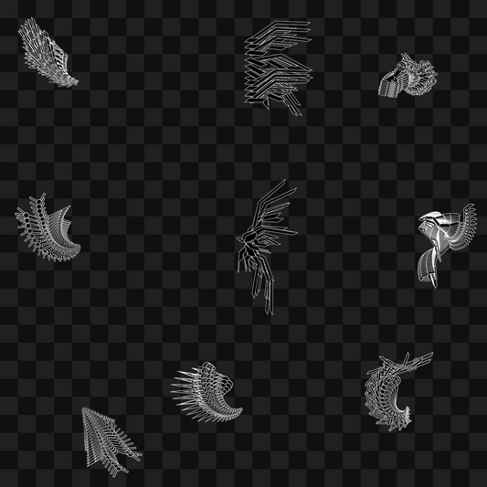Mech flap wing asset pack / 17 loops