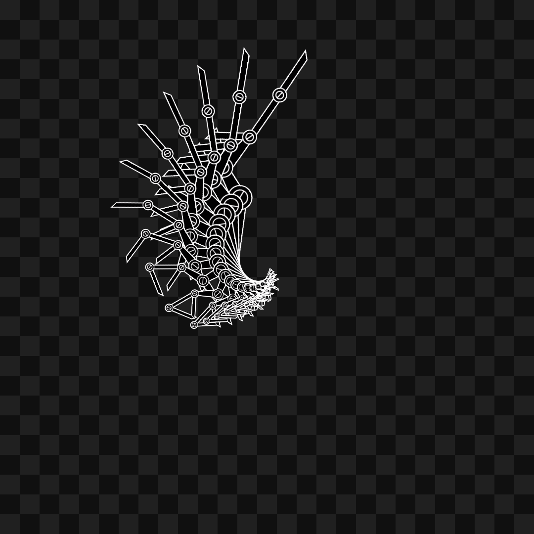 Mech flap wing asset pack / 17 loops
