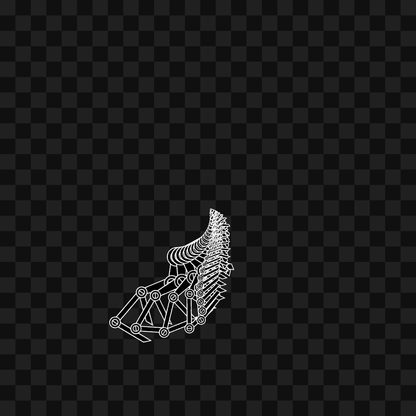 Mech flap wing asset pack / 17 loops